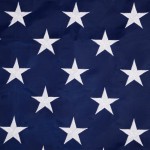 Americká vlajka 230x370 polyester